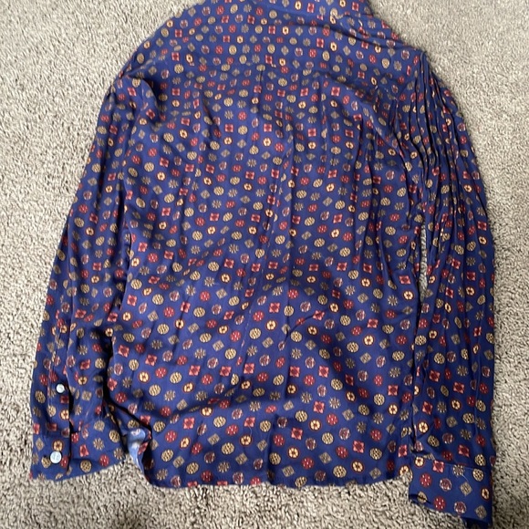 Topman Topshop Patterned Button Up Shirt - Picture 6 of 7